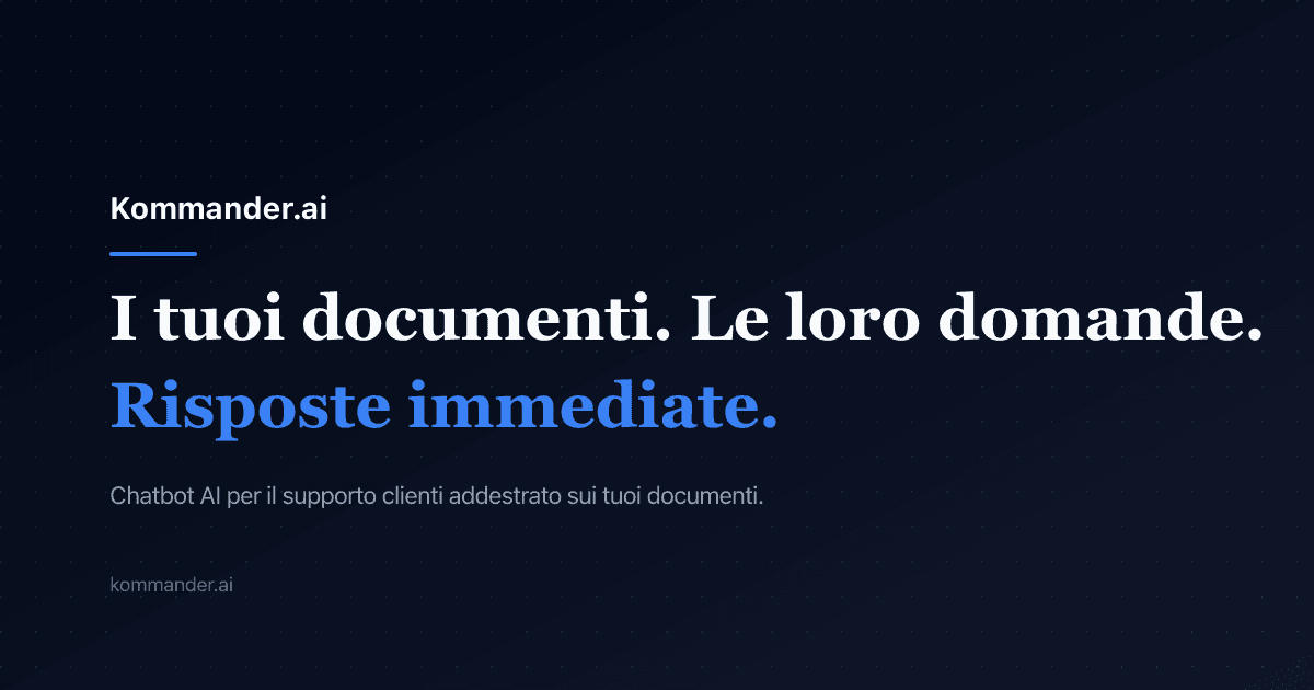 Software italiano per chatbot di customer care: guida 2026